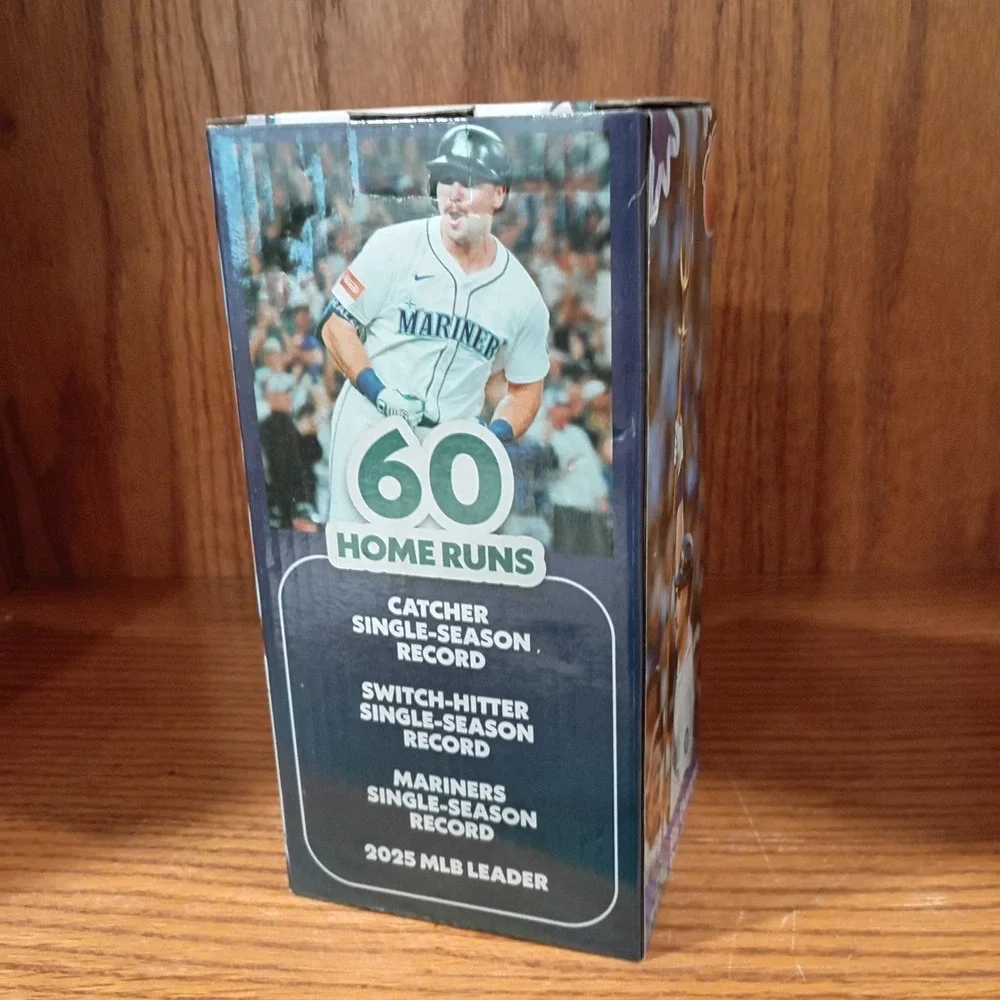 2026 Cal Raleigh 60 Home Run HR Bobblehead Seattle Mariners 3/28/26 MLB SGA New